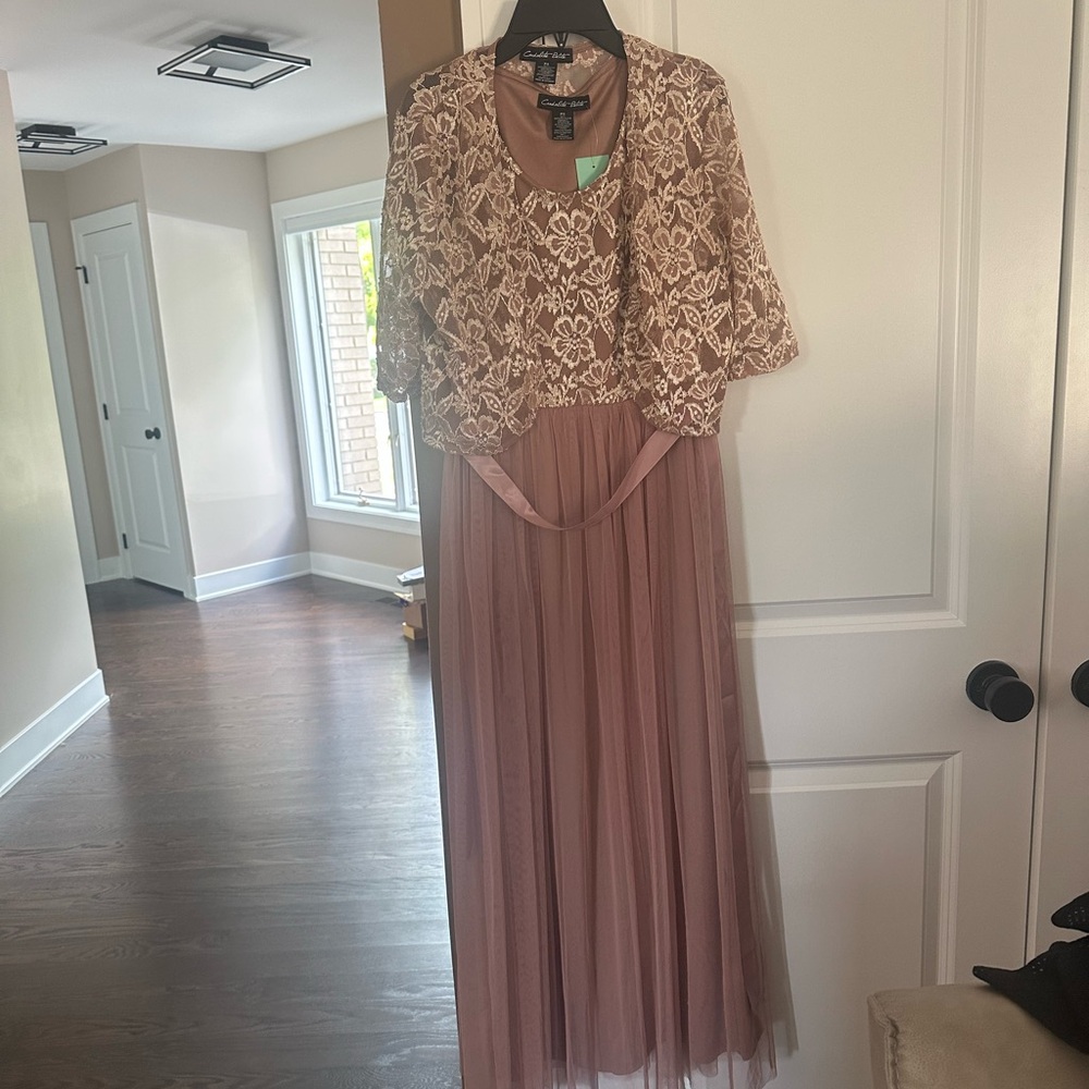 Candalite Petite 2-piece set dress with matching jacket